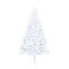 vidaXL Artificial Half Pre-lit Christmas Tree with Ball Set White 240 cm