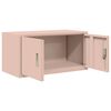 vidaXL Storage Cabinet Pink 80 x 40 x 40 cm Steel