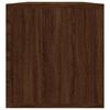 vidaXL Vinyl Storage Box Brown Oak 71x34x36 cm Engineered Wood