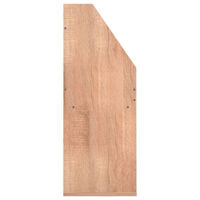vidaXL Children Magazine Rack Sonoma Oak 71x30x78.5 cm Engineered Wood