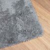 vidaXL Shaggy Rug High Pile NAVARRA Light Grey 200x290 cm Polyester
