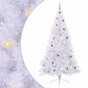 vidaXL Artificial Christmas Tree with Stand White 240 cm PVC and Steel