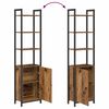 vidaXL Book Cabinet Old Wood 40 x 24 x 161 cm Engineered Wood