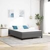 vidaXL Bed Mattress with Mattress Light Grey 160 x 200 cm Fabric