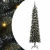 vidaXL Artificial Christmas Tree with 300 LEDs with Stand Green 180 cm