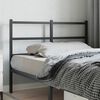 vidaXL Metal Headboard Black 120 cm