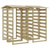 vidaXL Pergola | Set of 4 | Green | Treated Pinewood, Firwood