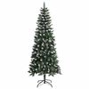 vidaXL Artificial Christmas Tree with 300 LEDs Green 76 x 76 x 180 cm