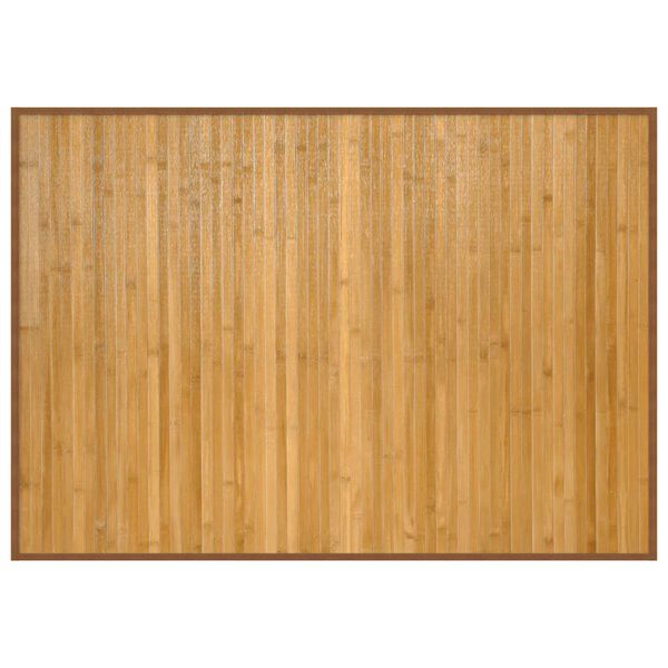 vidaXL Rug Rectangular Natural70x100 cm Bamboo