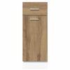 vidaXL Drawer Bottom Cabinet Lyon Artisan Oak 30x46x81.5 cm Engineered Wood