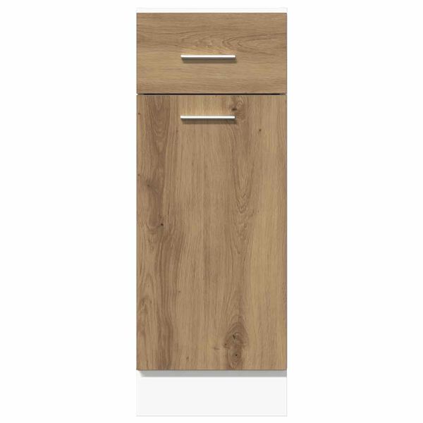 vidaXL Drawer Bottom Cabinet Lyon Artisan Oak 30x46x81.5 cm Engineered Wood