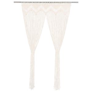 vidaXL Macrame Curtain 140x240 cm Cotton