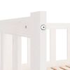 vidaXL Day Bed with Trundle without Mattress White 90x200 cm Solid Wood