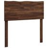 vidaXL Live Edge Headboard ROSTOCK Dark Brown 90 cm Solid Acacia Wood