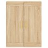 vidaXL Wall Mounted Cabinets 2 pcs Sonoma Oak Engineered Wood