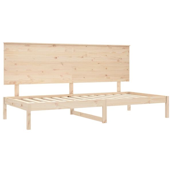 vidaXL Day Bed without Mattress 80x200 cm Solid Wood Pine