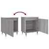 vidaXL Bedside Cabinet Grey Sonoma 40x30x50 cm Engineered Wood