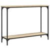 vidaXL Console Table Sonoma Oak 101x30.5x75 cm Engineered Wood