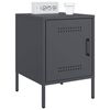 vidaXL Bedside Cabinets 2 pcs Anthracite 36x39x50.5 cm Steel