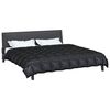 vidaXL Winter Duvet Black 200 x 220 cm Satin and Microfiber