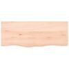 vidaXL Bathroom Countertop 100x40x2 cm Untreated Solid Wood