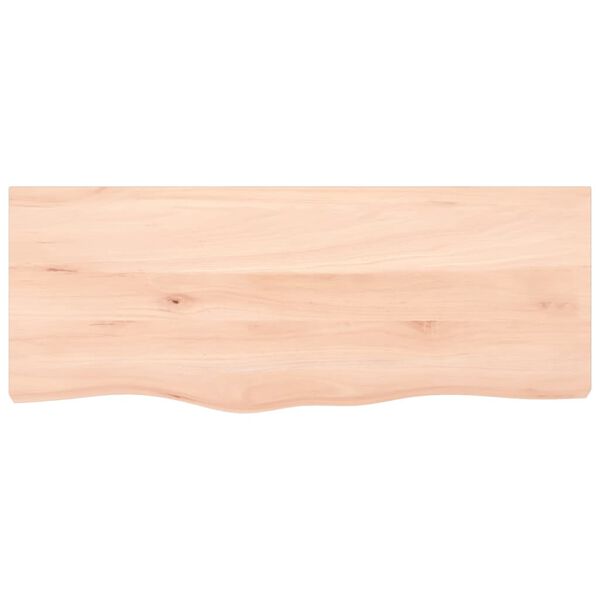 vidaXL Bathroom Countertop 100x40x2 cm Untreated Solid Wood
