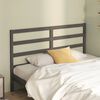vidaXL Bed Headboard Grey 146x4x100 cm Solid Wood Pine