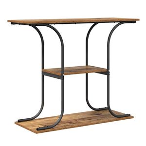 vidaXL Console Table Old Wood 101 x 35 x 80.5 cm Engineered Wood