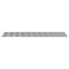 vidaXL Stair Tread Rectangular 4 pcs Silver 100 x 30 cm Aluminium