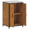 vidaXL Kitchen Storage with Shelf Rusty 60 x 50 x 92 cm Steel