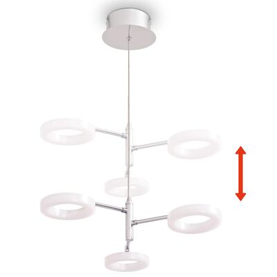 vidaXL LED Pendant Lamp with 3 Lights Warm White