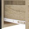 vidaXL Bedside Cabinet Sonoma Oak 40 x 31 x 60 cm Engineered Wood