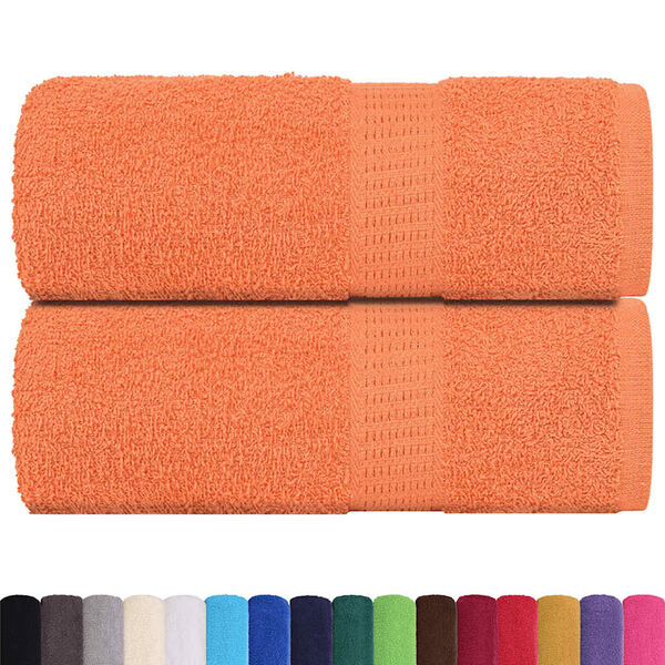 vidaXL Wash Towels 2 pcs FROGN Orange 30x30 cm 100% Cotton