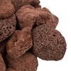 vidaXL Volcanic Rocks 25 kg Red 5-8 cm