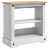 vidaXL Aquarium Stand CORONA White and Brown 60.5 x 30 x 60 cm