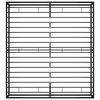 vidaXL Bed Frame without Mattress Black Metal 140x200 cm