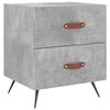 vidaXL Bedside Cabinets 2 pcs Concrete Grey 40x35x47.5 cm Engineered Wood