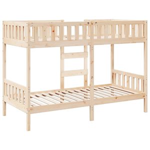 vidaXL Bunk Bed 80x200 cm Solid Wood Pine