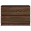 vidaXL TV Cabinet Brown Oak 80x35x54 cm Engineered Wood