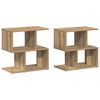 vidaXL Bedside Cabinets 2 pcs Artisan Oak 50x30x51.5 cm Engineered Wood