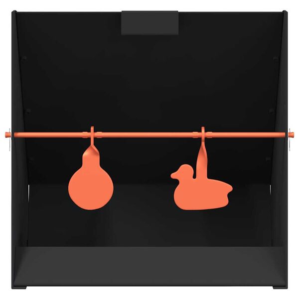 vidaXL Pellet Trap Black 31 x 23 x 31.5 cm Steel