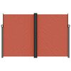 vidaXL Retractable Side Awning Terracotta 220x600 cm