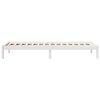 vidaXL Extra Long Bed Frame without Mattress White 90x210 cm Solid Wood Pine