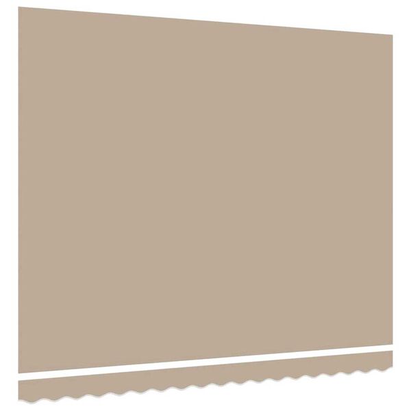 vidaXL Awning Replacement Fabric Beige 400 x 300 cm Canvas
