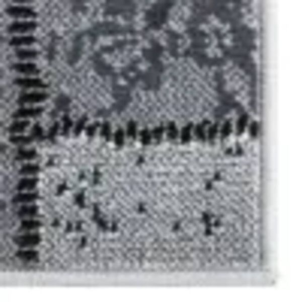 vidaXL Runner Rug BCF Grey with Block Pattern 60x400 cm