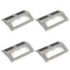 vidaXL Garden Light | Silver | Stainless Steel, PP | Compact | Solar