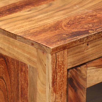 vidaXL Highboard 40x34x110 cm Solid Wood Acacia