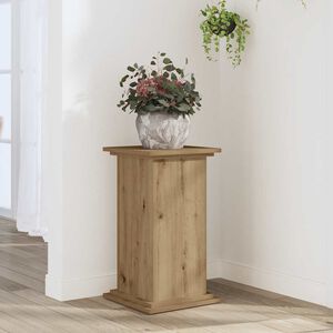 vidaXL Plant Stand Oak 33 x 33 x 60 cm Engineered wood