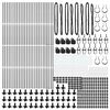 vidaXL Fence Post Other 52 pcs Grey 3.2 x 3.2 x 68.5 cm Steel