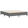 vidaXL Platform Bed Frame Light Grey 180 x 200 cm Fabric